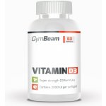 Nejlevnější GymBeam Vitamin D3 2000 IU unflavored 120 kapslí