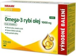 Nejlevnější Walmark Omega 3 rybí olej Forte 180 tablet">